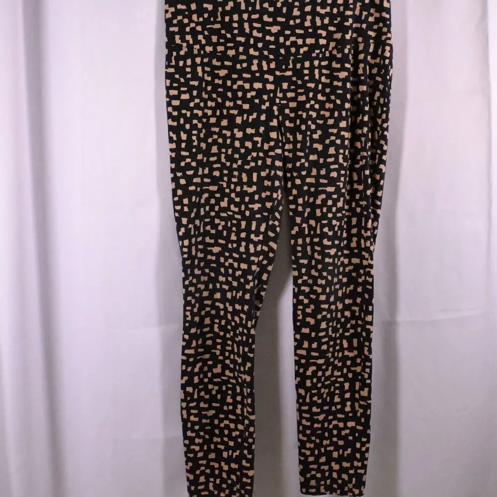Zenergy‎ by Chico's Geometric Ankle Leggings Size 1 US 8 30x27.5